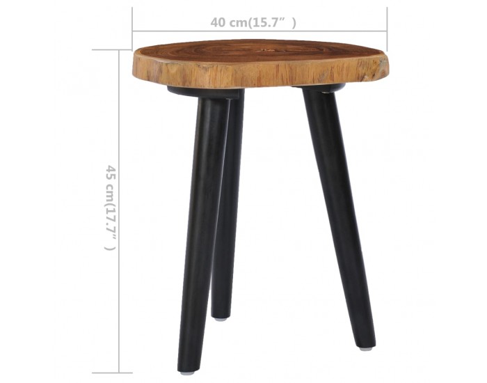 Sonata H Маса за кафе, 40x45 см, тик масив