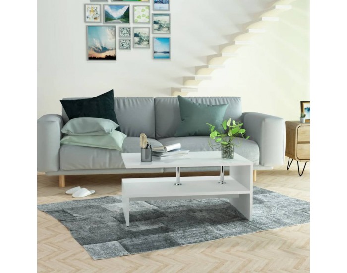 Sonata H Холна маса, инженерно дърво, 90x59x42 см, бяла