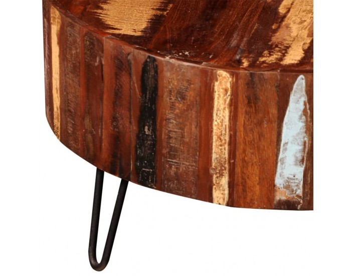 Sonata H Маса за кафе, кръгла, масивно регенерирано дърво