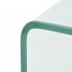 Sonata H Маса за кафе от закалено стъкло, 98x45x30 cм, прозрачна Sonata H Маса за кафе от закалено стъкло, 98x45x30 cм, прозрачна