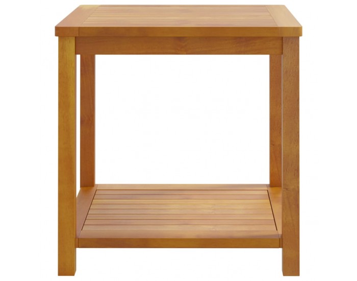 Sonata H Странична маса, акациево дърво масив, 45x45x45 см