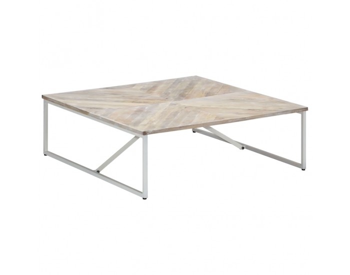 Sonata H Маса за кафе, 110x110x36 см, мангово дърво масив