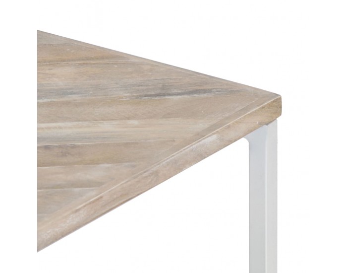 Sonata H Маса за кафе, 110x110x36 см, мангово дърво масив