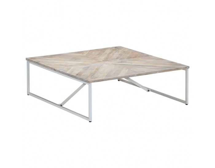 Sonata H Маса за кафе, 110x110x36 см, мангово дърво масив