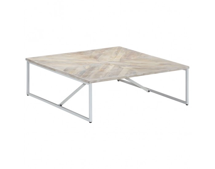 Sonata H Маса за кафе, 110x110x36 см, мангово дърво масив