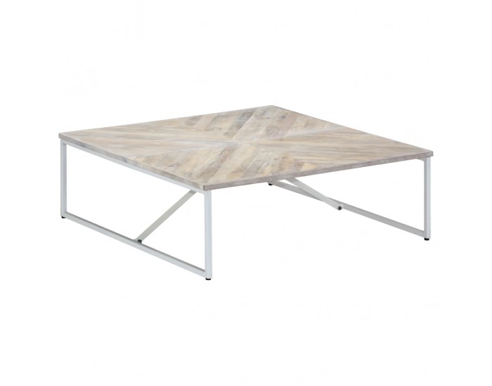 Sonata H Маса за кафе, 110x110x36 см, мангово дърво масив