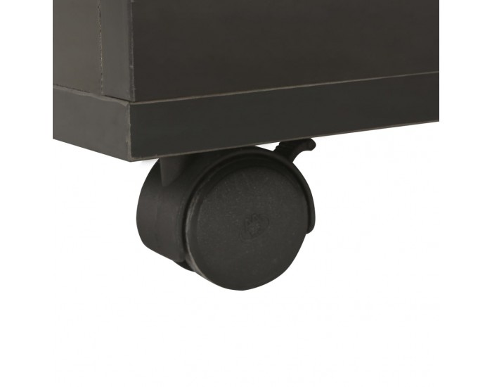 Sonata H Маса за кафе, черен гланц, 60x60x35 см, инженерно дърво