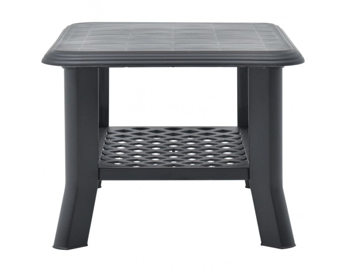 Sonata H Маса за кафе, антрацит, 90x60x46 см, пластмаса