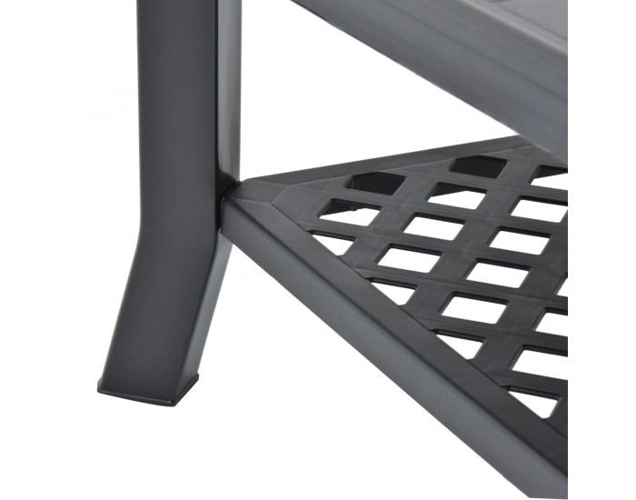 Sonata H Маса за кафе, антрацит, 90x60x46 см, пластмаса