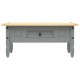 Sonata H Маса за кафе, мексикански бор, стил Корона, сива, 100x55x44 cм