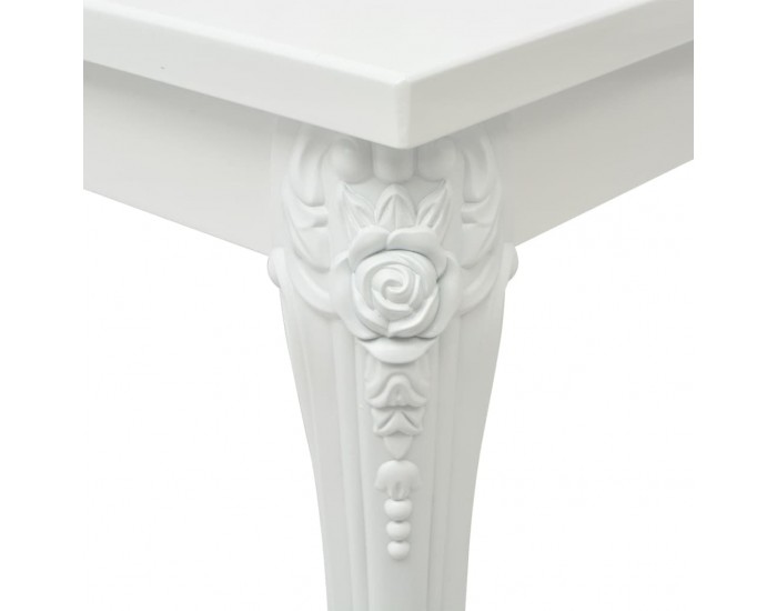 Sonata H Маса за кафе, 115x65x42 cм, силен гланц, бяла