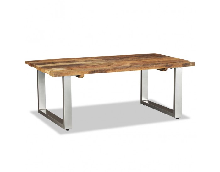 Sonata H Маса за кафе, регенерирано дърво масив, 100x60x38 cм