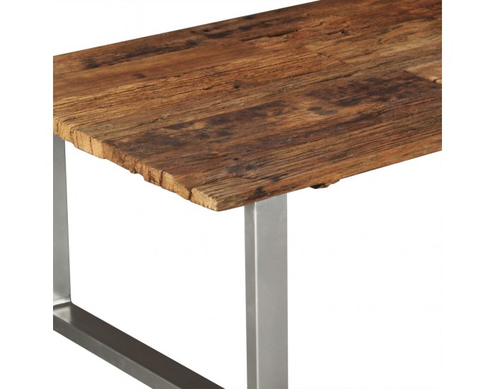 Sonata H Маса за кафе, регенерирано дърво масив, 100x60x38 cм