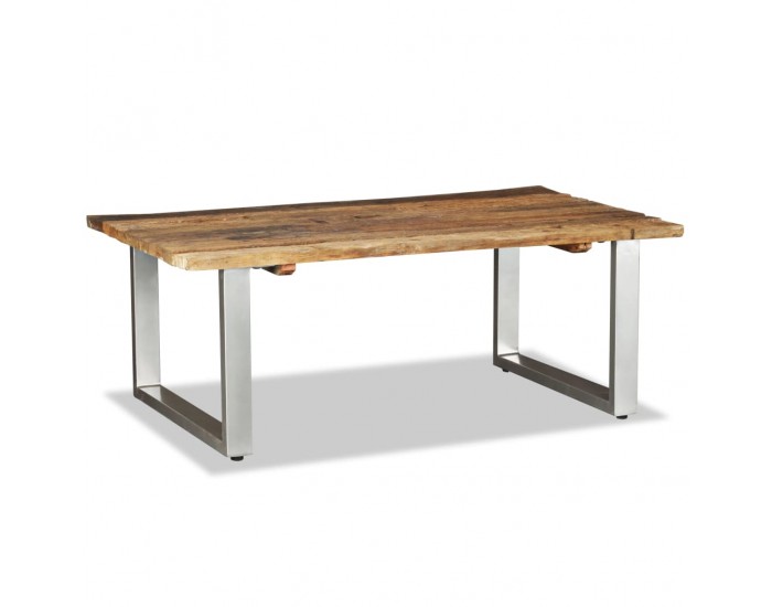 Sonata H Маса за кафе, регенерирано дърво масив, 100x60x38 cм