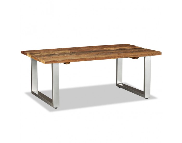 Sonata H Маса за кафе, регенерирано дърво масив, 100x60x38 cм