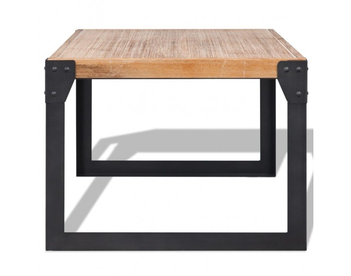 Sonata H Маса за кафе, акациево дърво масив, 100x60x45 cм