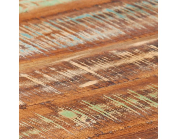 Sonata H Маса за кафе, бяла, 68x68x30 см, регенерирано дърво масив