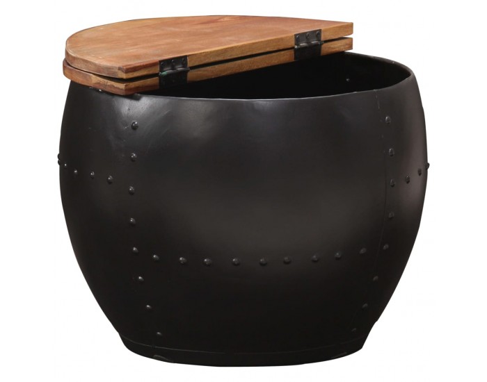 Sonata H Маса за кафе, 53x43 см, регенерирано дърво масив