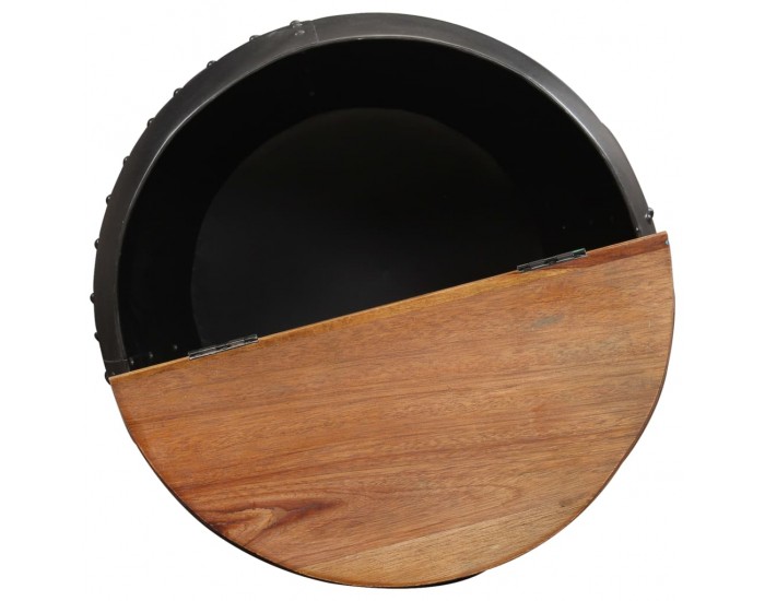 Sonata H Маса за кафе, 53x43 см, регенерирано дърво масив