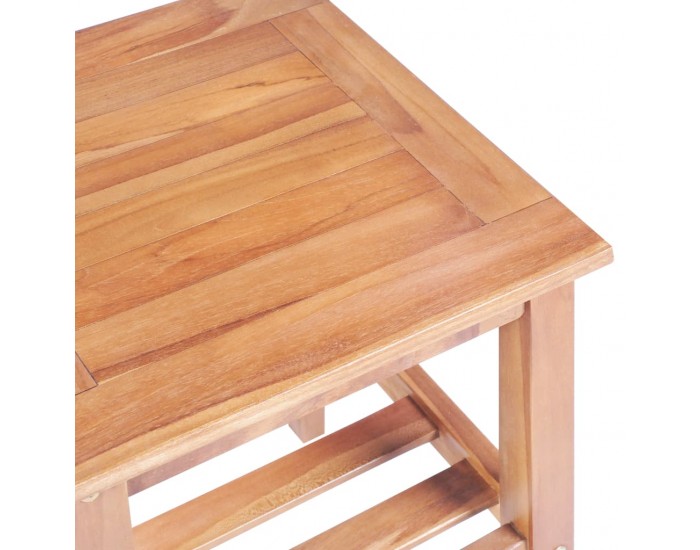 Sonata H Маса за кафе, 40x40x50 см, квадратна, тиково дърво масив