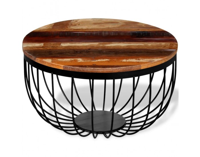 Sonata H Маса за кафе, регенерирано дърво масив