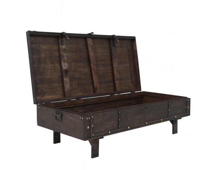 Sonata H Маса за кафе, масивна дървесина, винтидж, 120x55x35 cм