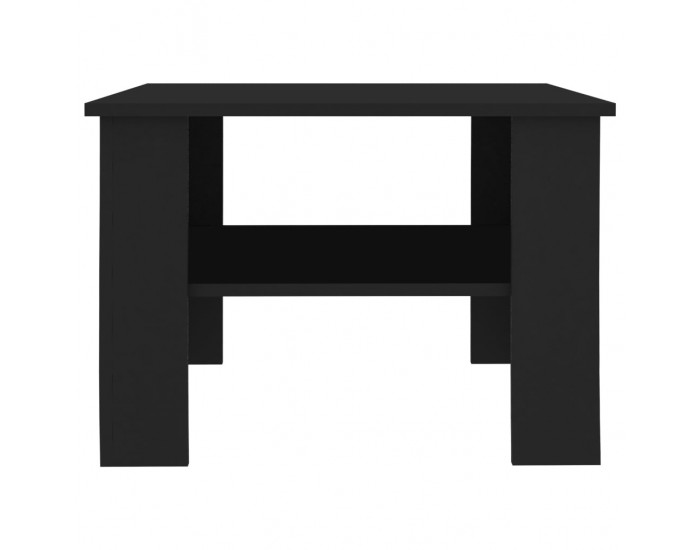 Sonata H Маса за кафе, черна, 60x60x42 см, инженерно дърво