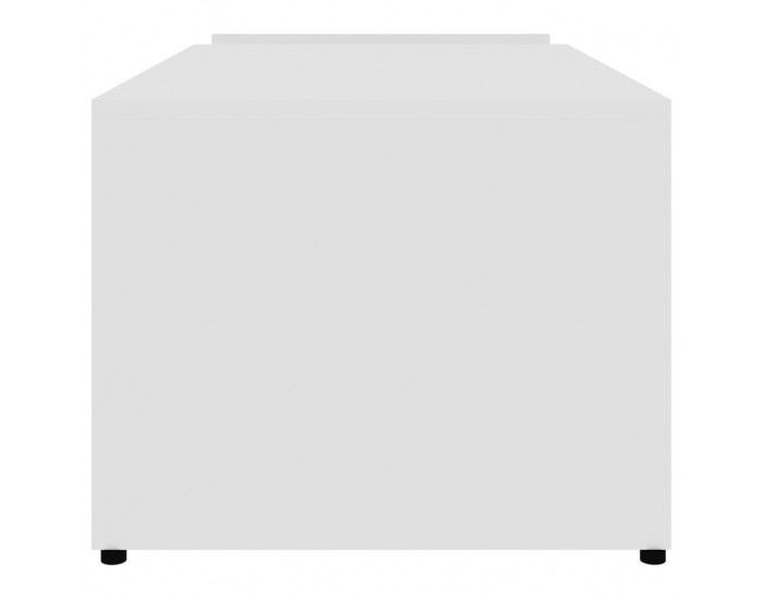 Sonata H Маса за кафе, бяла, 90x45x35 см, инженерно дърво