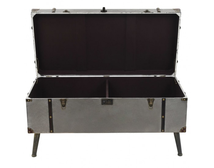 Sonata H Маса за кафе, МДФ и алуминий, 102x51x47,5 см