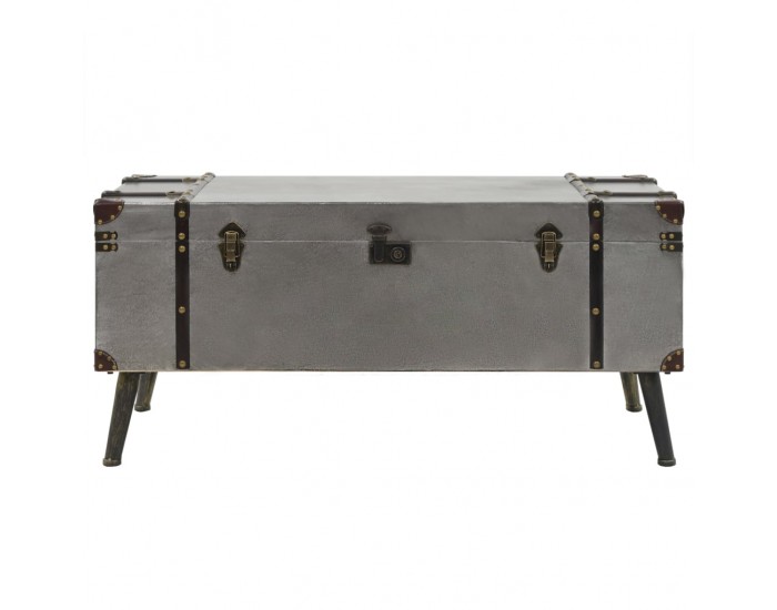 Sonata H Маса за кафе, МДФ и алуминий, 102x51x47,5 см