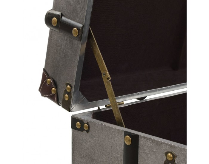 Sonata H Маса за кафе, МДФ и алуминий, 102x51x47,5 см