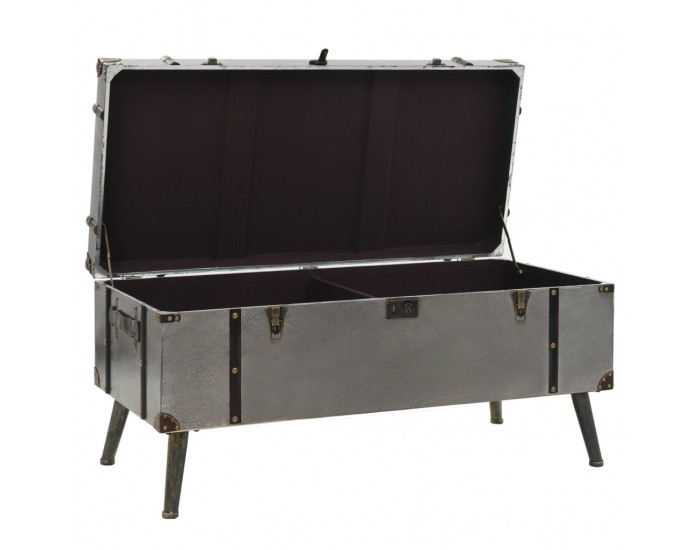 Sonata H Маса за кафе, МДФ и алуминий, 102x51x47,5 см