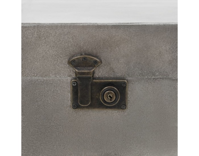 Sonata H Маса за кафе, МДФ и алуминий, 102x51x47,5 см