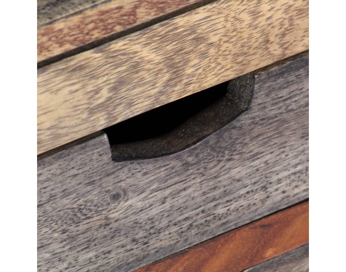 Sonata H Маса за кафе, сива, 100x50x30 см, шишамово дърво масив