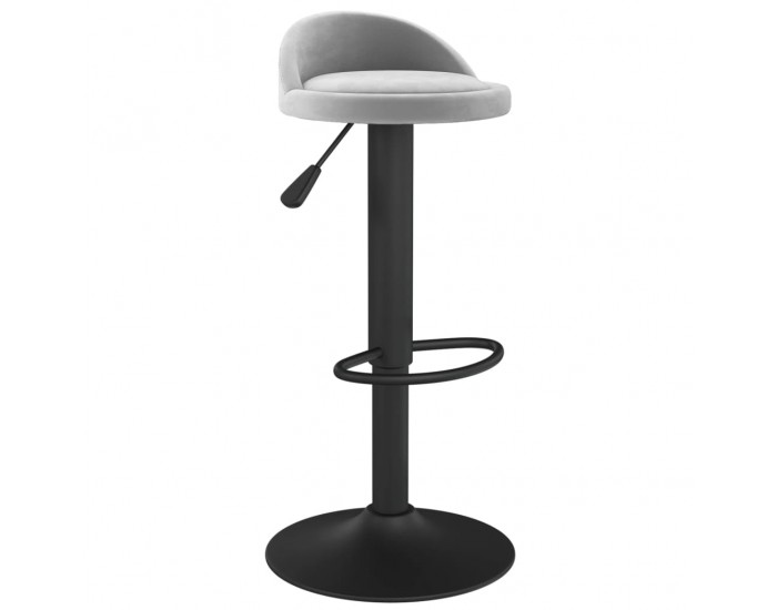 Sonata H Бар табуретка, светлосива, кадифе Sonata H Бар табуретка, светлосива, кадифе