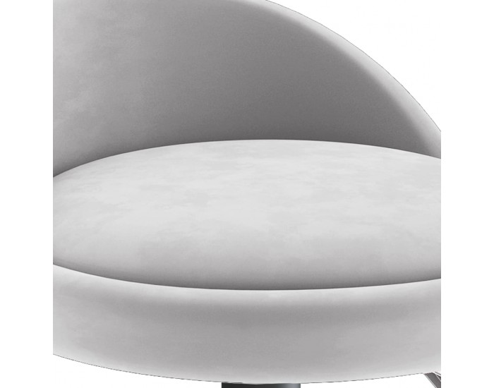 Sonata H Бар табуретка, светлосива, кадифе Sonata H Бар табуретка, светлосива, кадифе