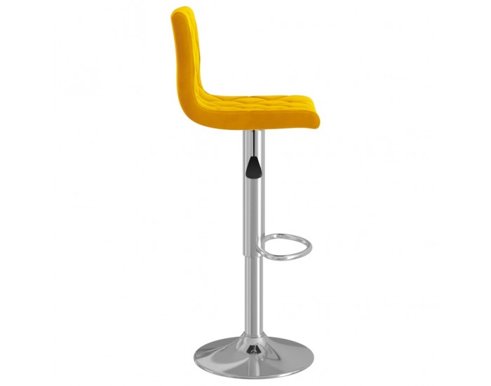 Sonata H Бар табуретки, 2 бр, горчица, кадифе Sonata H Бар табуретки, 2 бр, горчица, кадифе