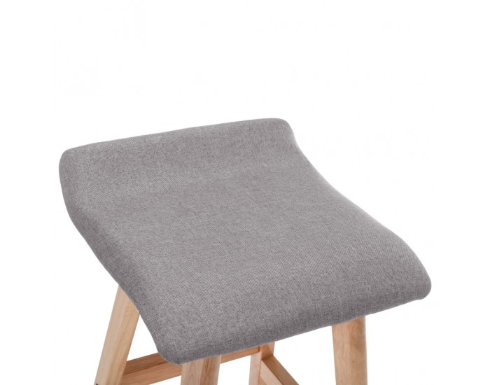 Sonata H Бар стол, светлосив, текстил