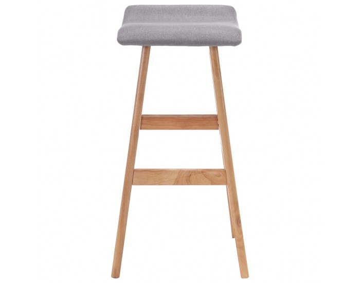 Sonata H Бар стол, светлосив, текстил