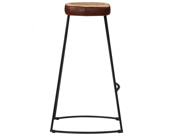 Sonata H Бар табуретки 2 бр тъмнокафяви 44x37,5x78 см