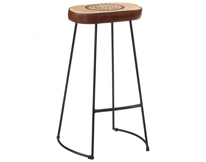 Sonata H Бар табуретки 2 бр тъмнокафяви 44x37,5x78 см