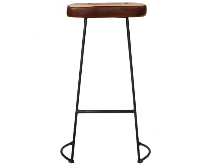 Sonata H Бар табуретки 2 бр тъмнокафяви 44x37,5x78 см