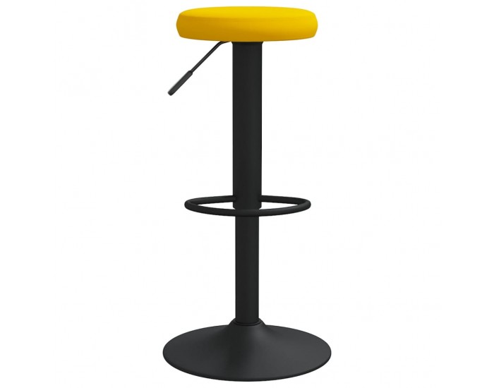 Sonata H Бар табуретки, 2 бр, горчица, кадифе