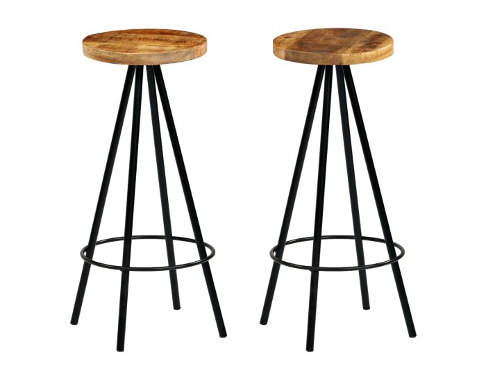 Sonata H Бар столове, 2 бр, мангово дърво масив