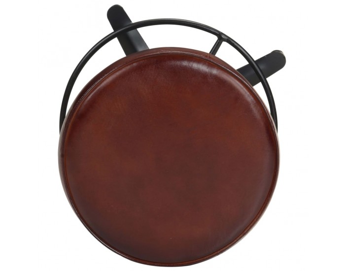 Sonata H Бар табуретки, 2 бр, 66 см, естествена кожа