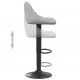 Sonata H Бар табуретка, светлосива, кадифе Sonata H Бар табуретка, светлосива, кадифе