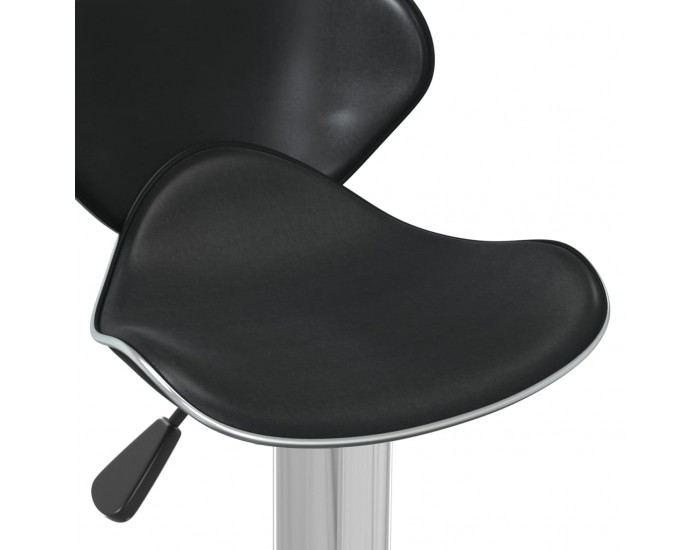 Sonata H Бар табуретка, черна, изкуствена кожа