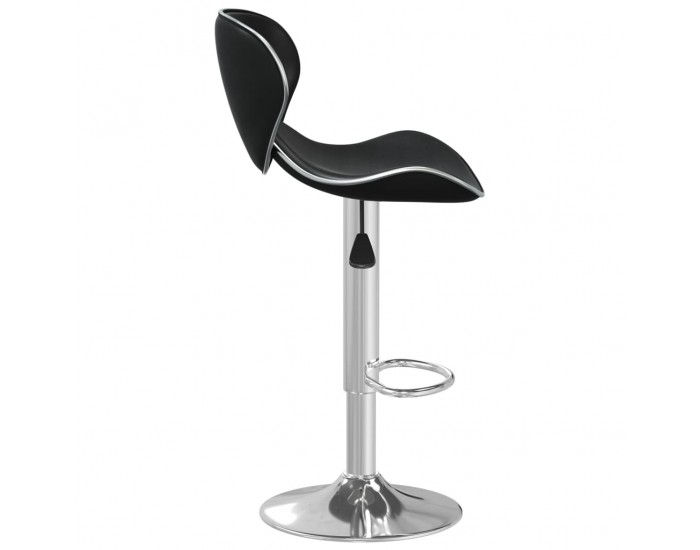 Sonata H Бар табуретка, черна, изкуствена кожа