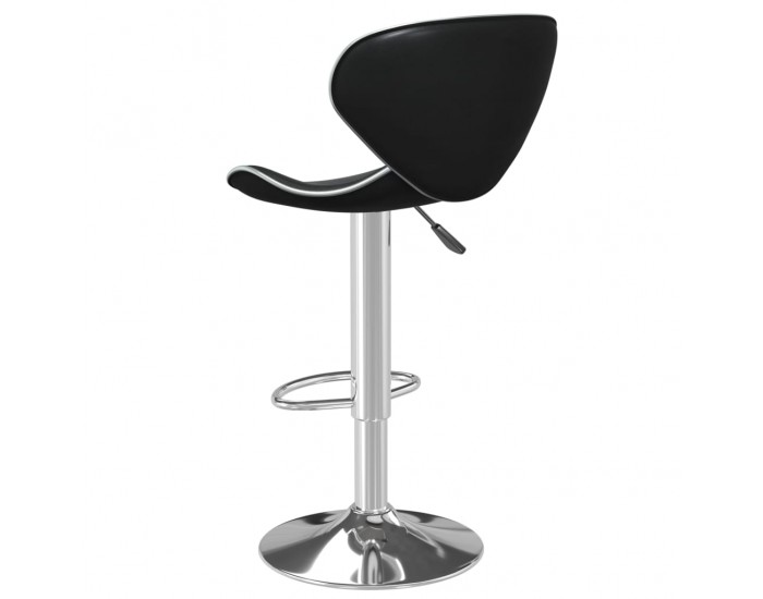 Sonata H Бар табуретка, черна, изкуствена кожа