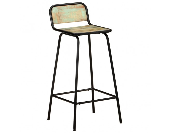 Sonata H Бар столове, 4 бр, регенерирано дърво масив